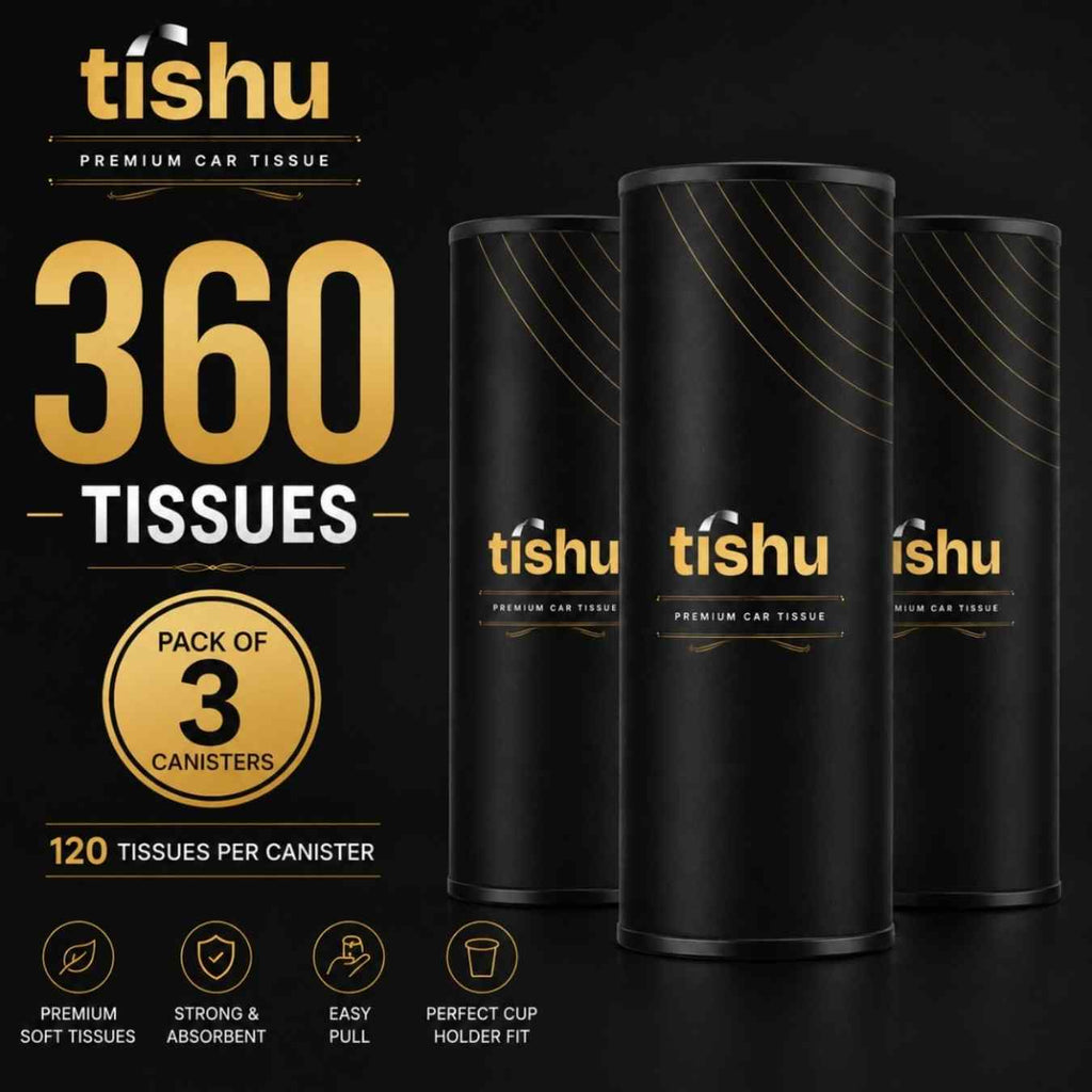 Tishu Premium Soft Round Tissue(pack of 3)