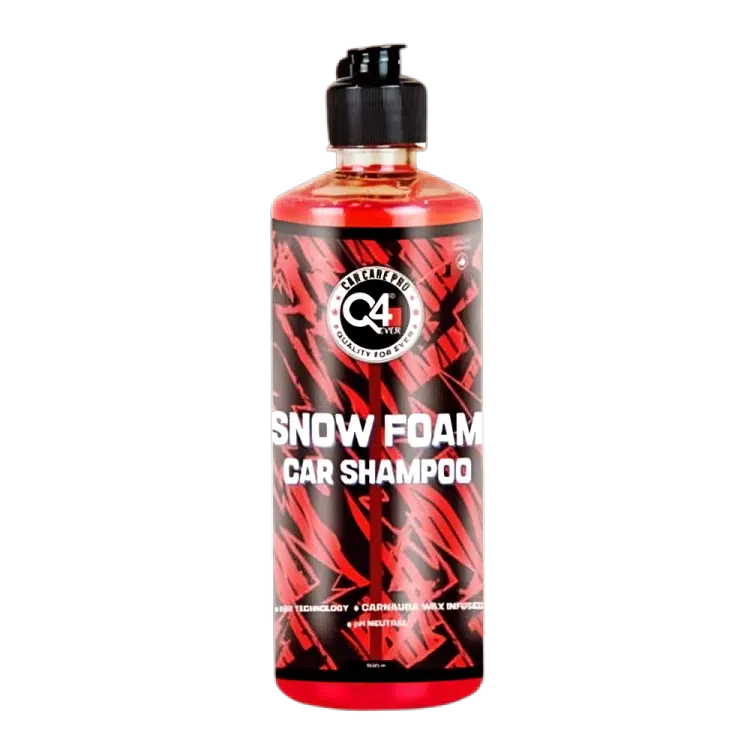 Q4 EVER Ultra Premium Snow Foam Car Shampoo -500 ml | Premium Brazilian Carnauba Wax | BBX Technology | PH Nuetral
