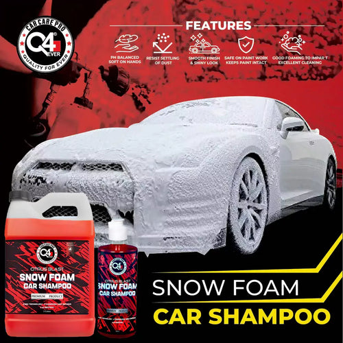 Q4 EVER Ultra Premium Snow Foam Car Shampoo -5 KG | Premium Brazilian Carnauba Wax | BBX Technology | PH Nuetral