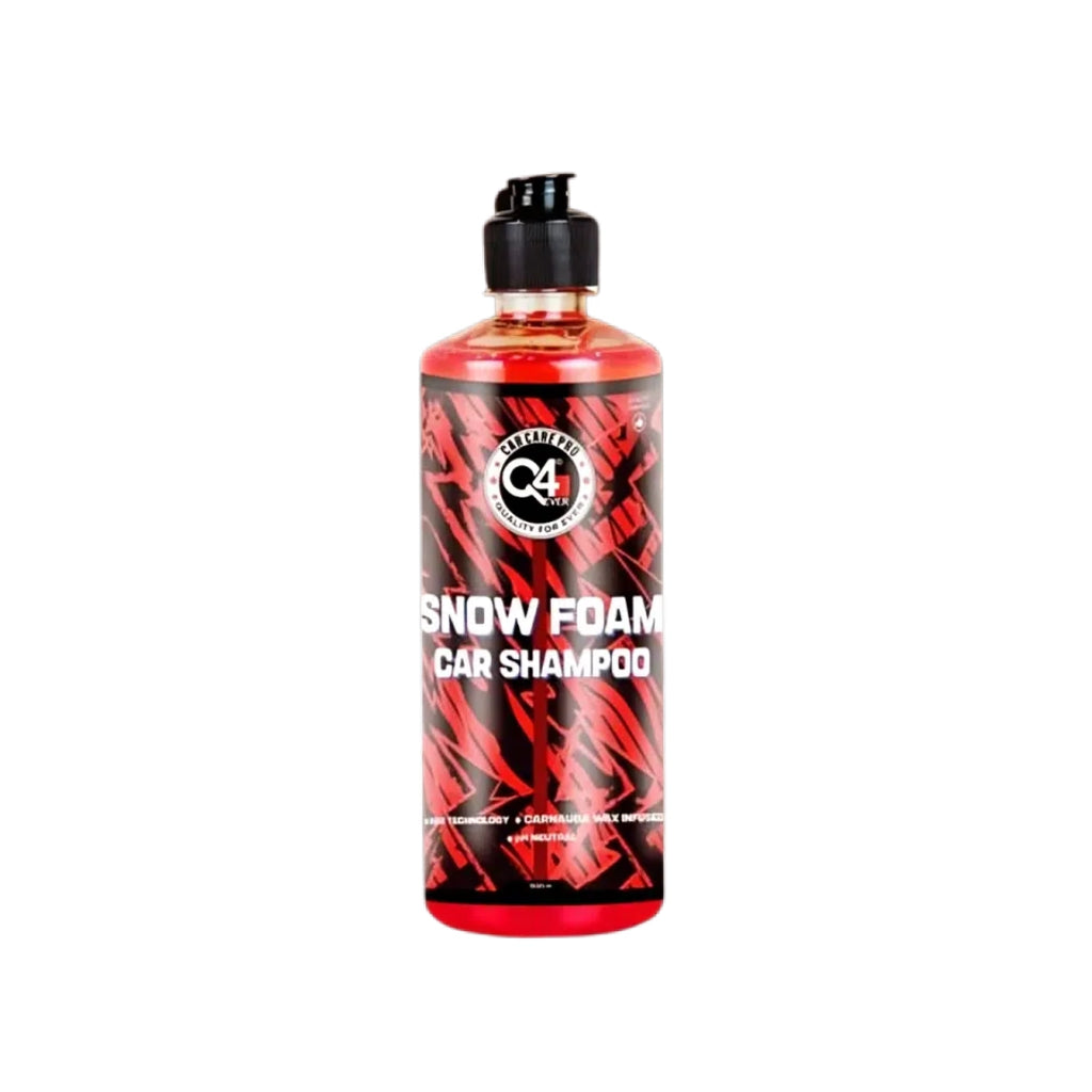 Q4 EVER Snow Foam Car Shampoo 500ml | Microfiber Cloth 250 GSM