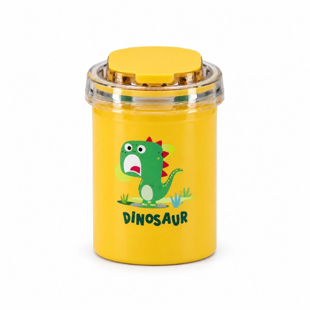 Kids 2-in-1 Dinosaur Lunch Box with Water Bottle | Cute Cartoon Design | Portable School Food & Drink Container