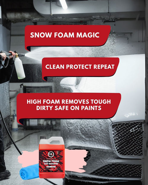 Q4 EVER Ultra Premium Snow Foam Car Shampoo -5 KG | Premium Brazilian Carnauba Wax | BBX Technology | PH Nuetral